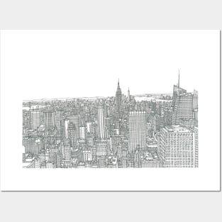 New York Skyline Posters and Art